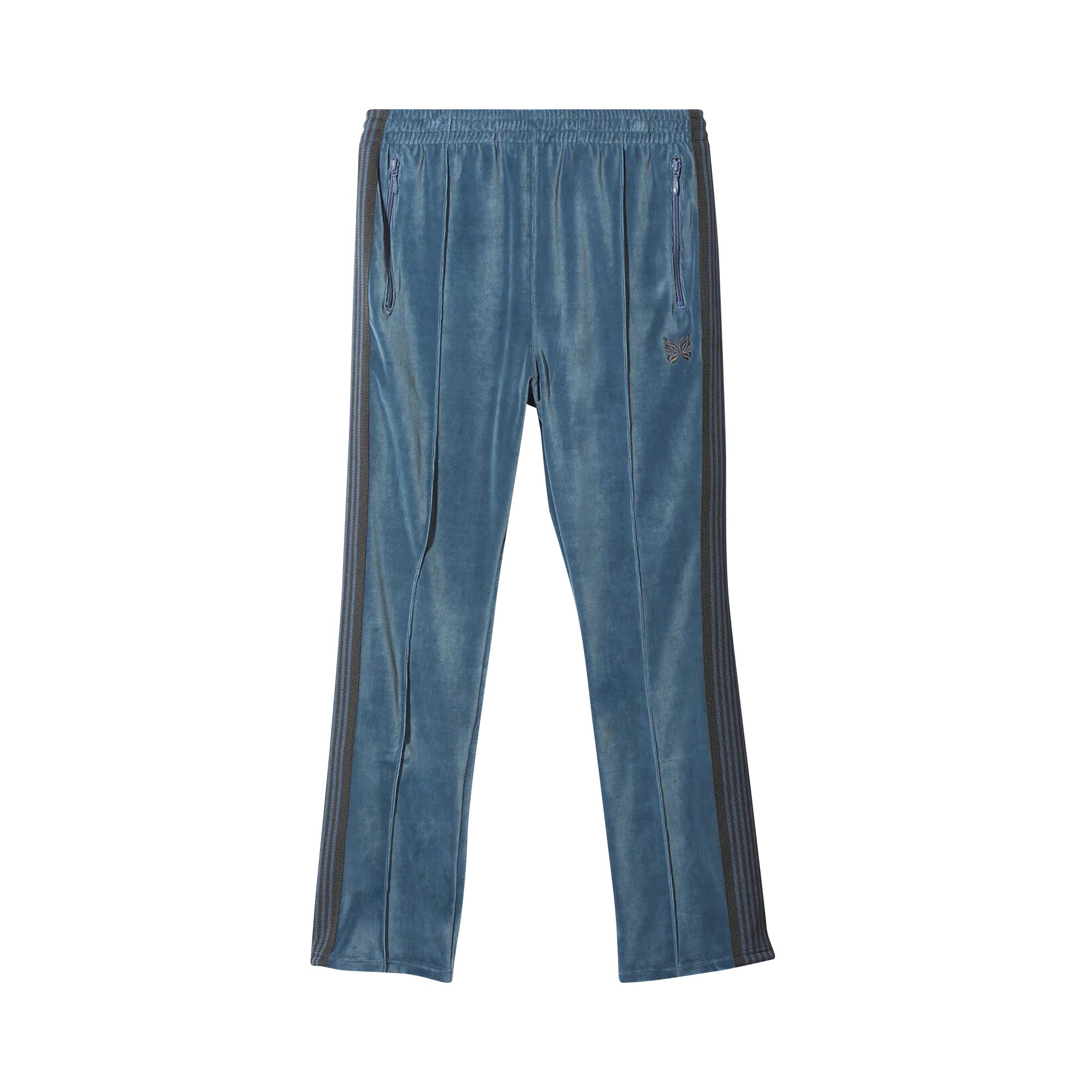 Needles Narrow Track Pant 'Smoke Blue'