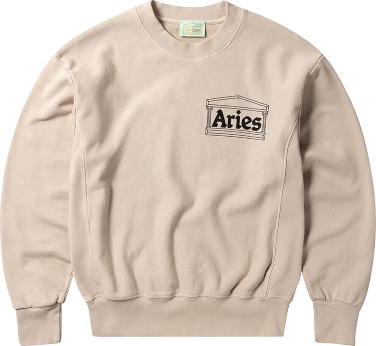 Aries Premium Temple Sweatshirt 'Sand'