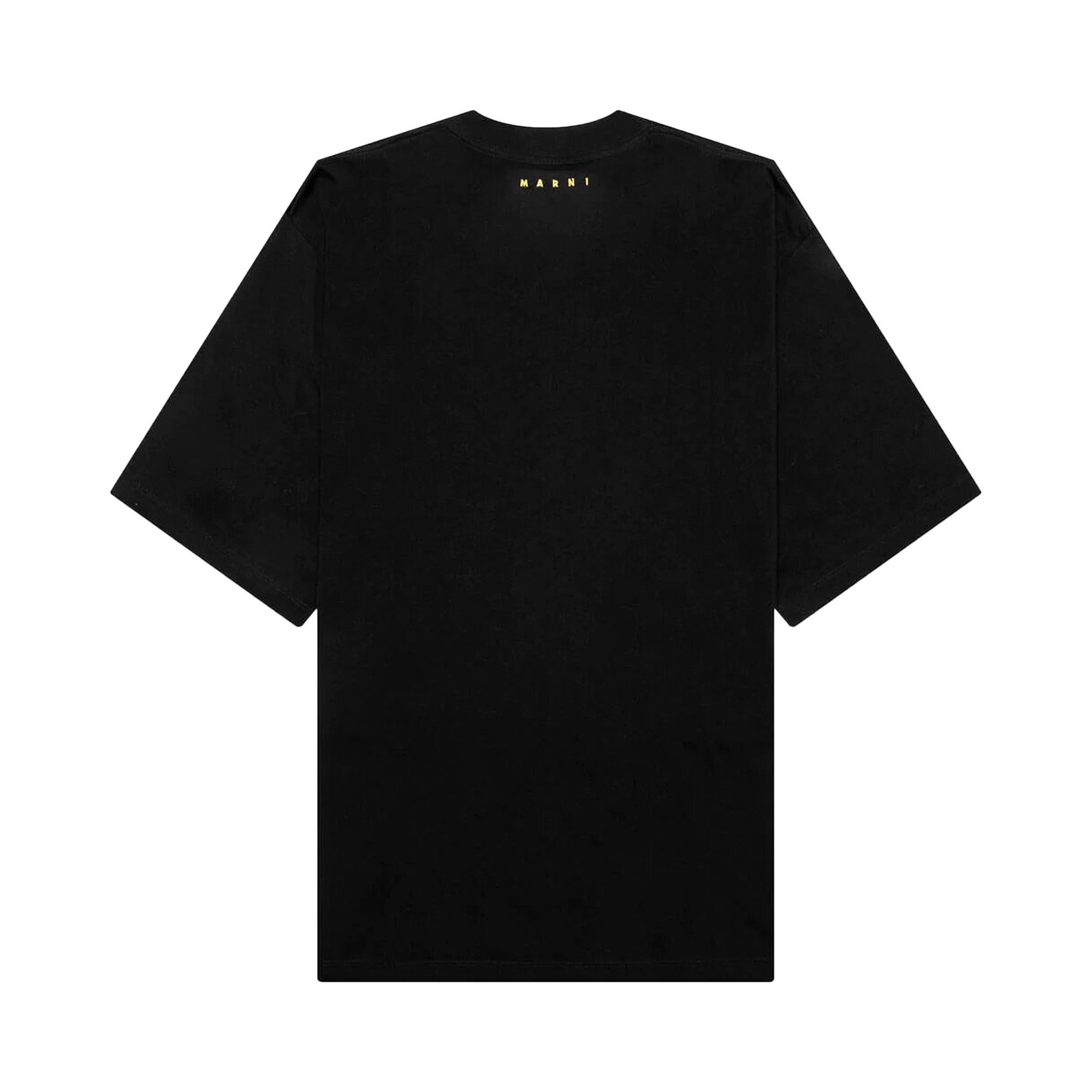 ★MARNI★ Slogan Print Short Sleeve T-Shirt Black HUMU0275XP Buy Marni Slogan Print T-Shirt 'Black' - HUMU0275XP USCV72