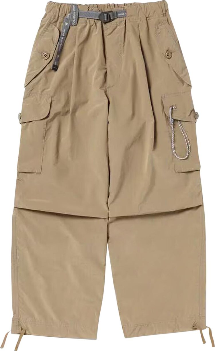 And Wander Oversized Cargo Pants 'Brown'