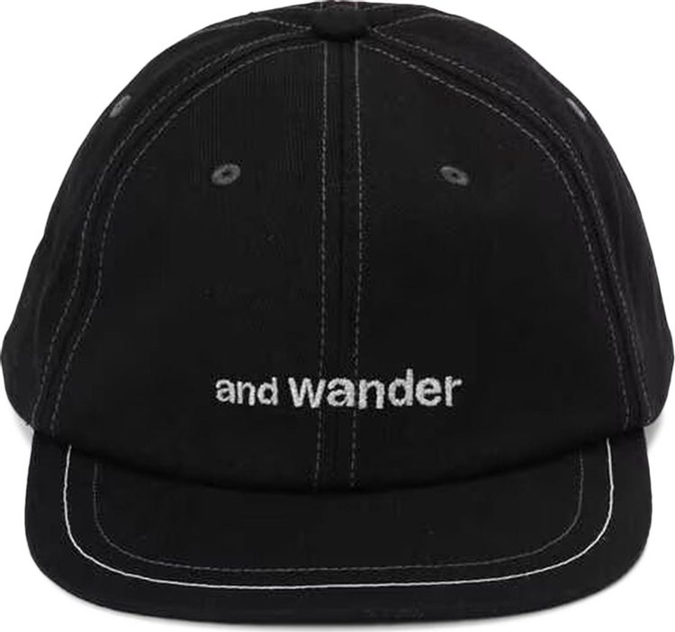 And Wander Twill Cap 'Black'