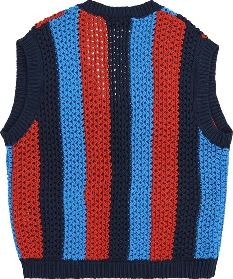 Pleasures Hombre Cardigan Vest Multicolor