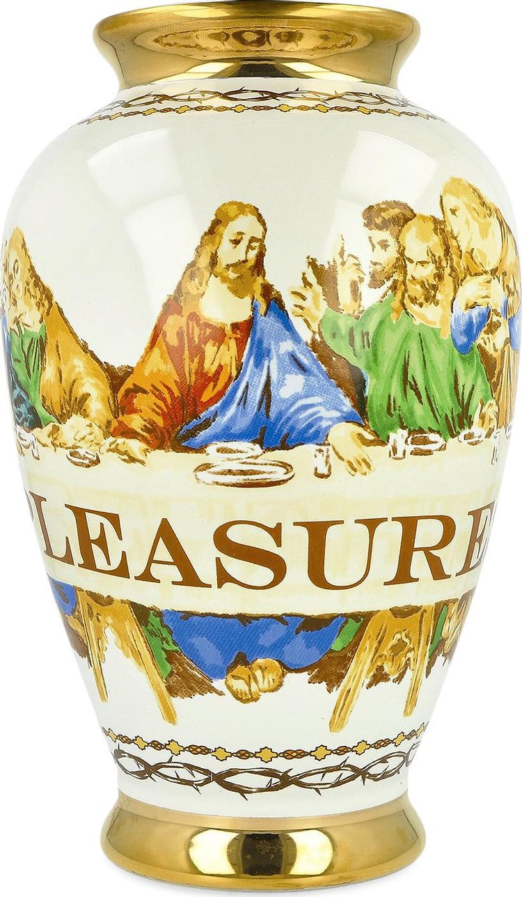 Pleasures Supper Ceramic Vase White