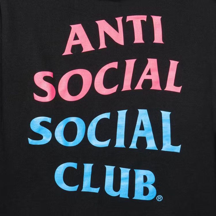 Anti Social Social Club Popcorn Hoodie Black