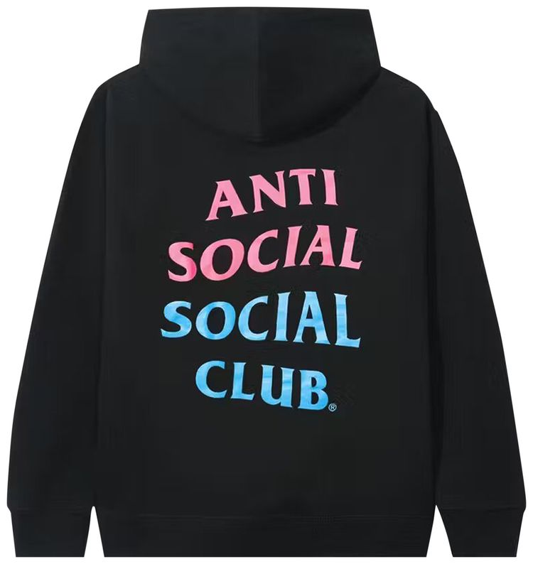 Anti Social Social Club Popcorn Hoodie Black