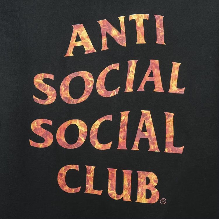 Anti Social Social Club Spiral Hoodie Black
