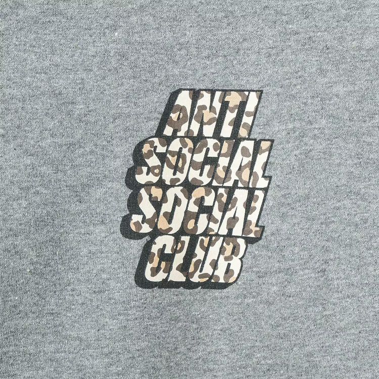 Anti Social Social Club Kitten Hoodie Grey