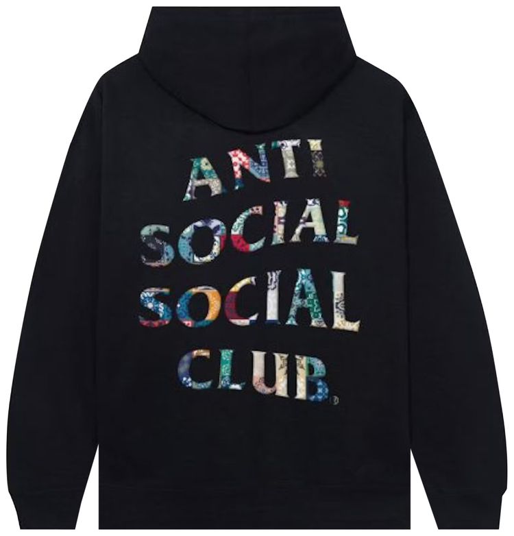 Anti Social Social Club Picking Up The Pieces Hoodie Black