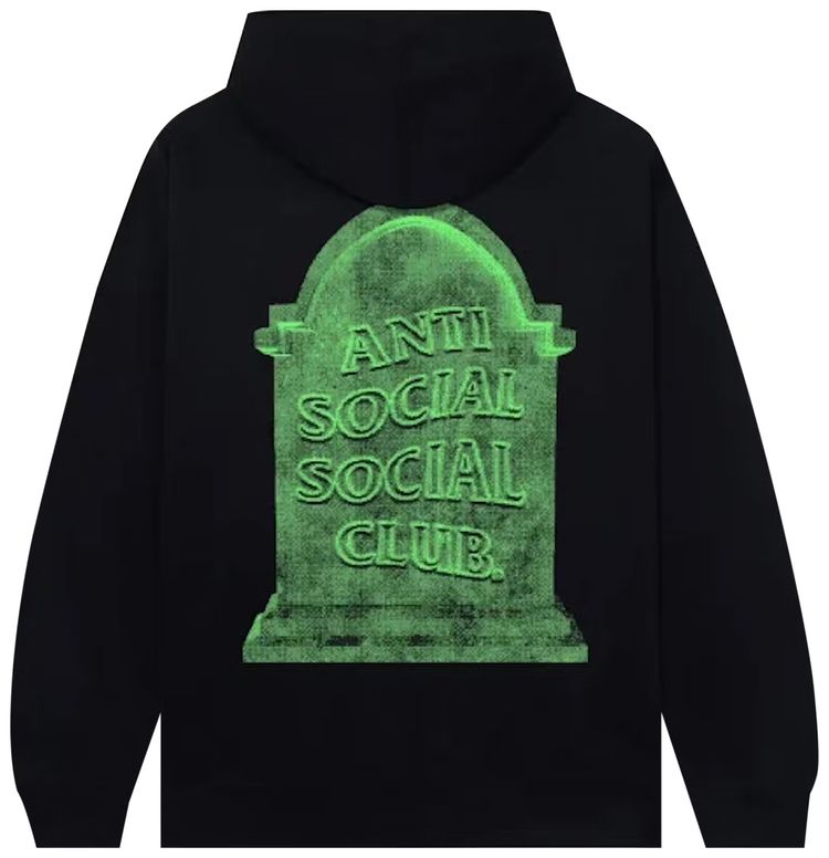 Anti Social Social Club Snake In The Grass Hoodie Black
