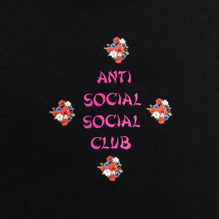 Anti Social Social Club 2 Much Of Heaven Hoodie Black