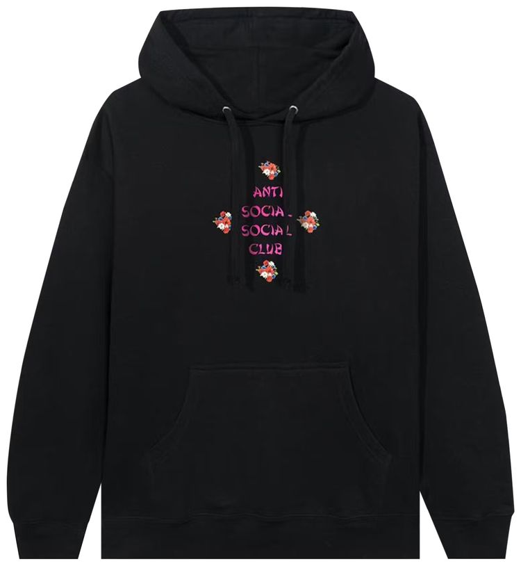Anti Social Social Club 2 Much Of Heaven Hoodie Black