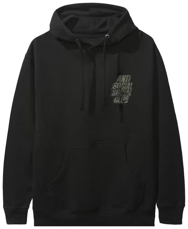 Anti Social Social Club Blocked Hoodie BlackGreen Camo