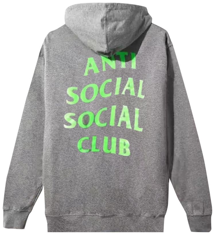Anti Social Social Club Solid Snake Hoodie Grey
