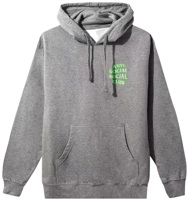 Anti Social Social Club Solid Snake Hoodie Grey