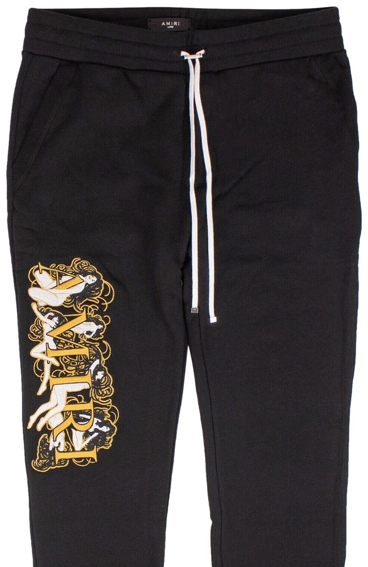 Amiri Naked Girl Sweatpants Black