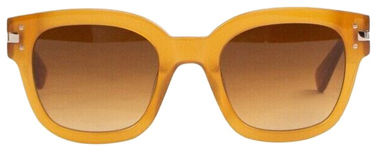 Amiri Classic Logo Sunglasses Tobacco