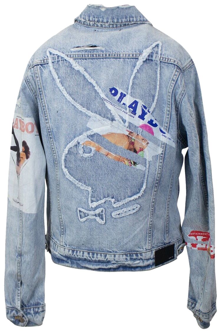 Amiri x Playboy Magazine Trucker Blue