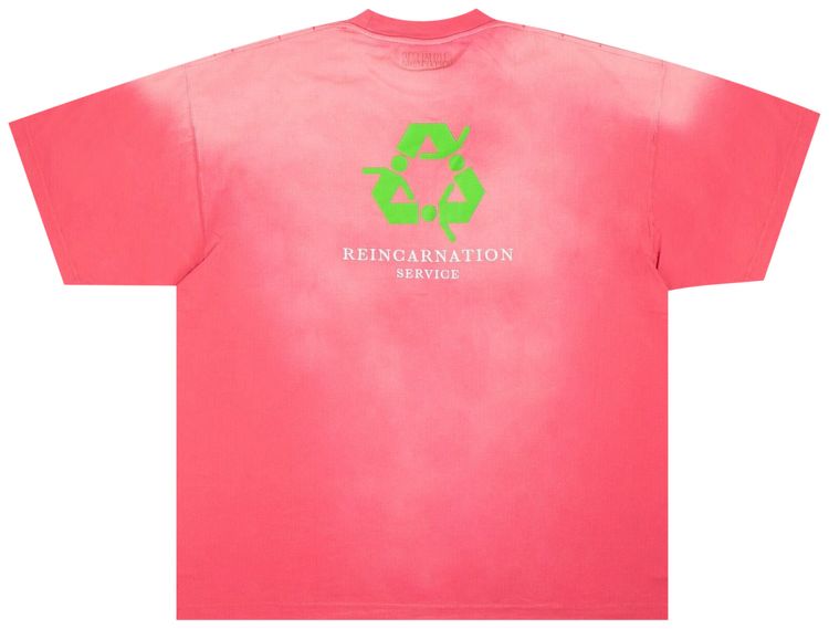 Vetements Not Doing Shit Today T Shirt Pink