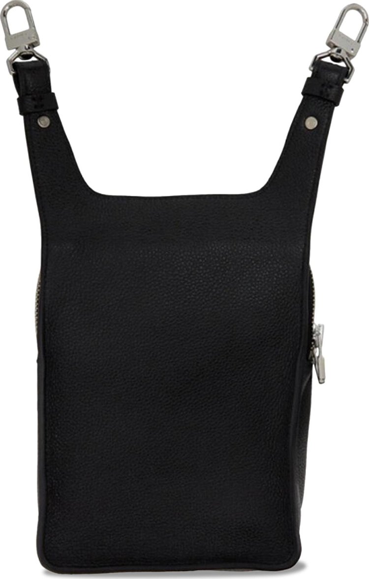 Amiri Pebbled Hip Pouch Black