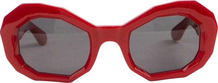 Amiri Honeycomb Sunglasses Red