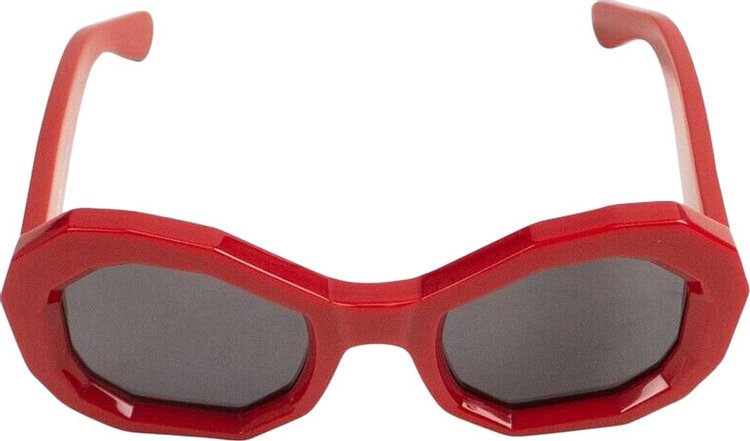 Amiri Honeycomb Sunglasses Red