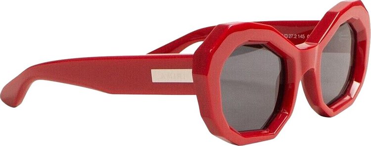 Amiri Honeycomb Sunglasses Red