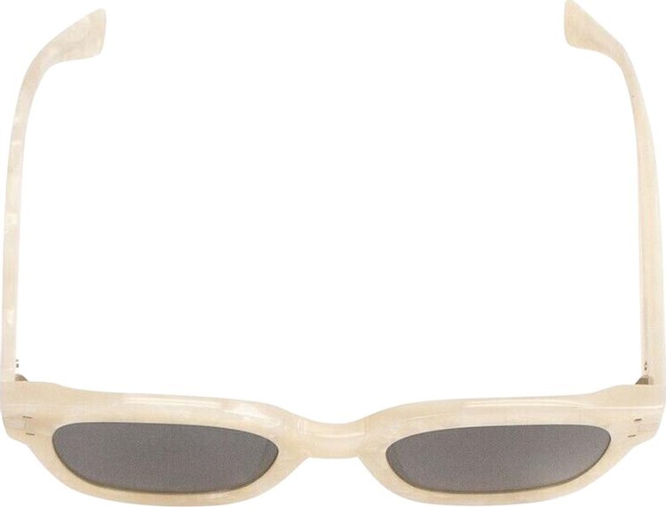 Amiri Aviator Logo Sunglasses BeigeBlack