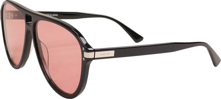 Amiri Aviator Logo Sunglasses BlackPink