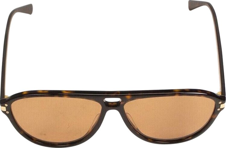 Amiri Aviator Logo Sunglasses Tortoise BrownOrange