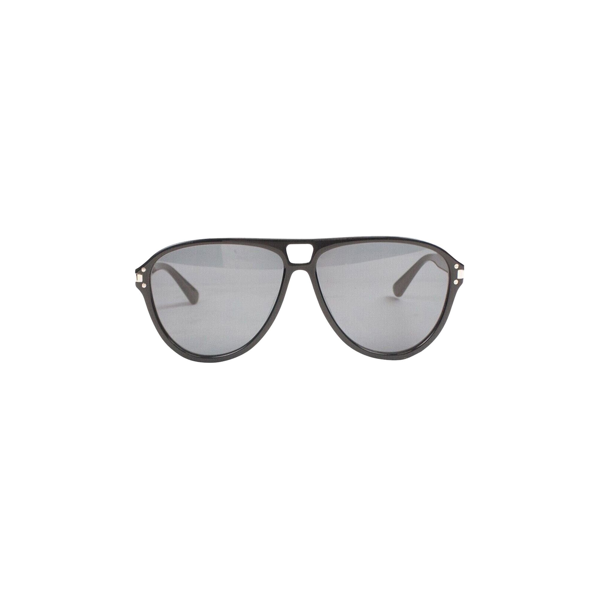 Amiri Aviator Logo Sunglasses 'Black'