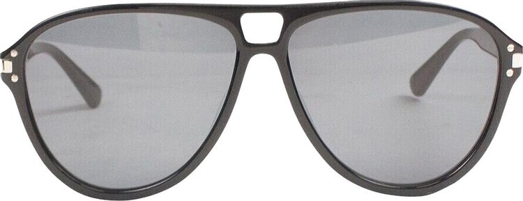 Amiri Aviator Logo Sunglasses Black