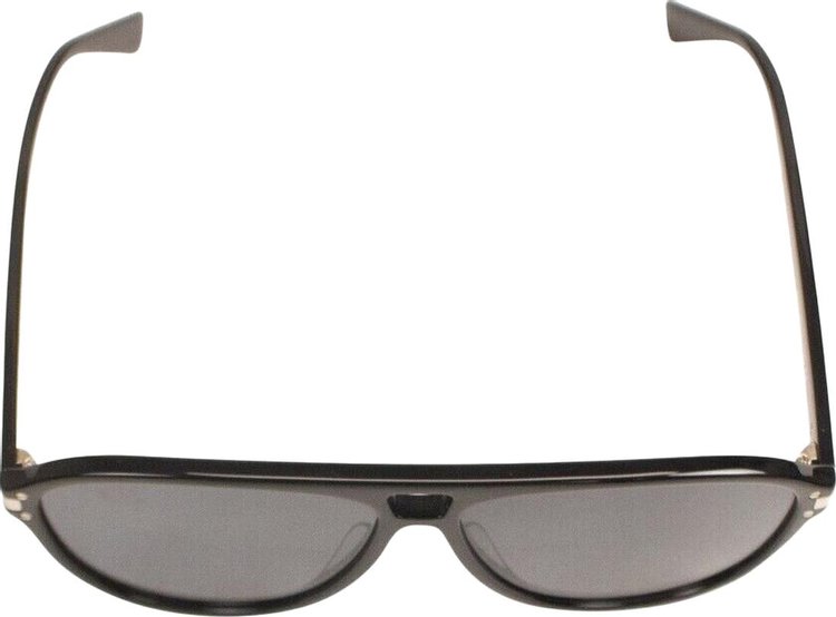 Amiri Aviator Logo Sunglasses Black