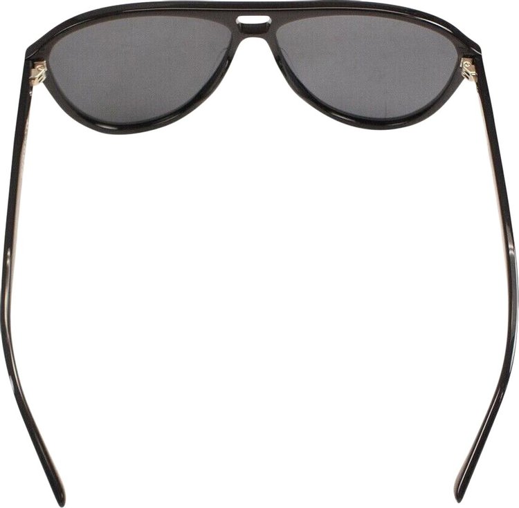 Amiri Aviator Logo Sunglasses Black