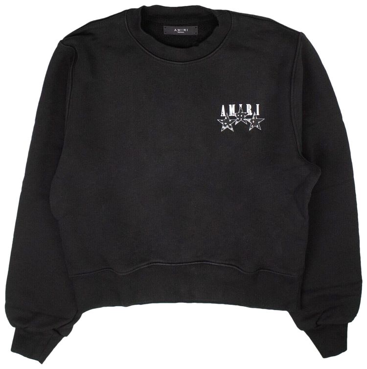 Amiri Bandana Stars Crewneck Black