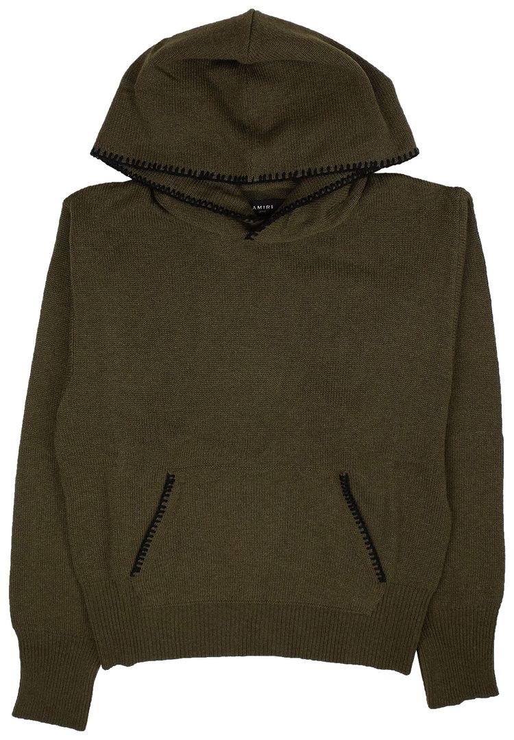 Amiri Cashmere Hoodie Green