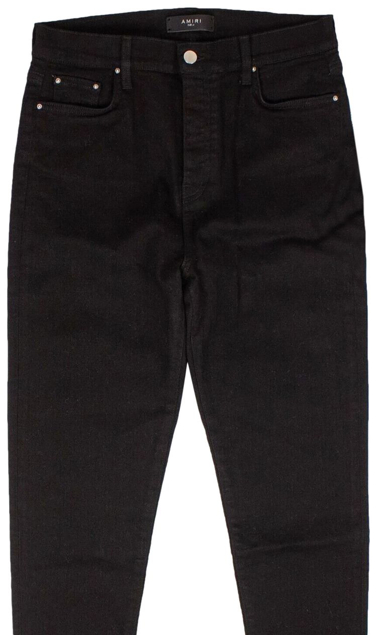 Amiri Stack Jeans Black