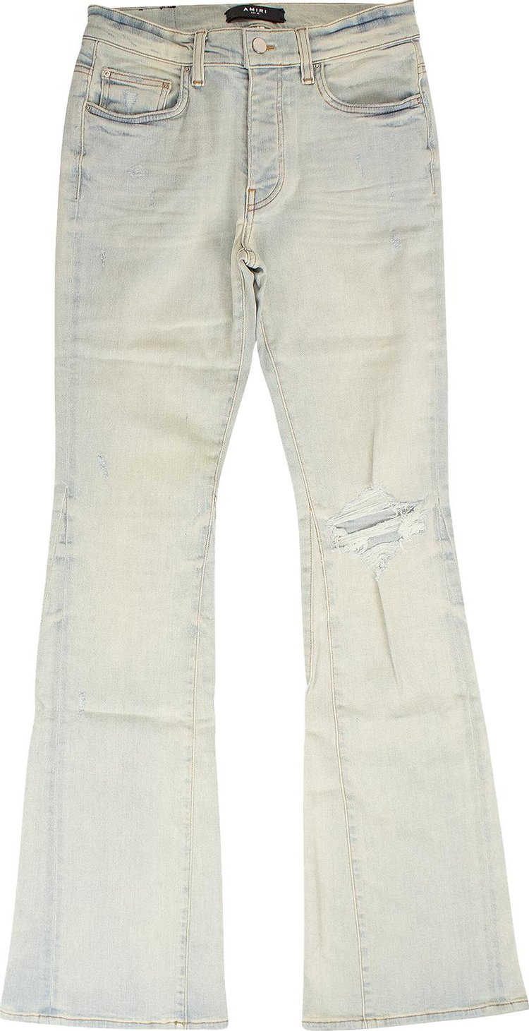 Amiri Jacquard Straight-Leg Carpenter Jeans - Blue
