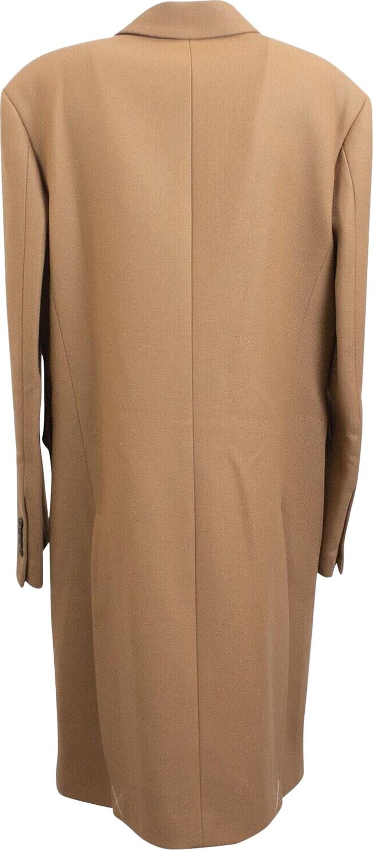 Amiri Single Breasted Lapel Coat Brown