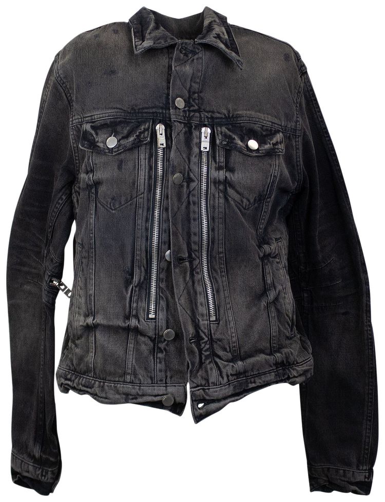 Amiri MX2 Trucker Jacket Black