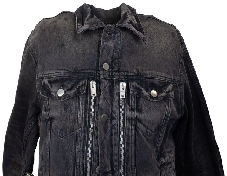 Amiri MX2 Trucker Jacket Black