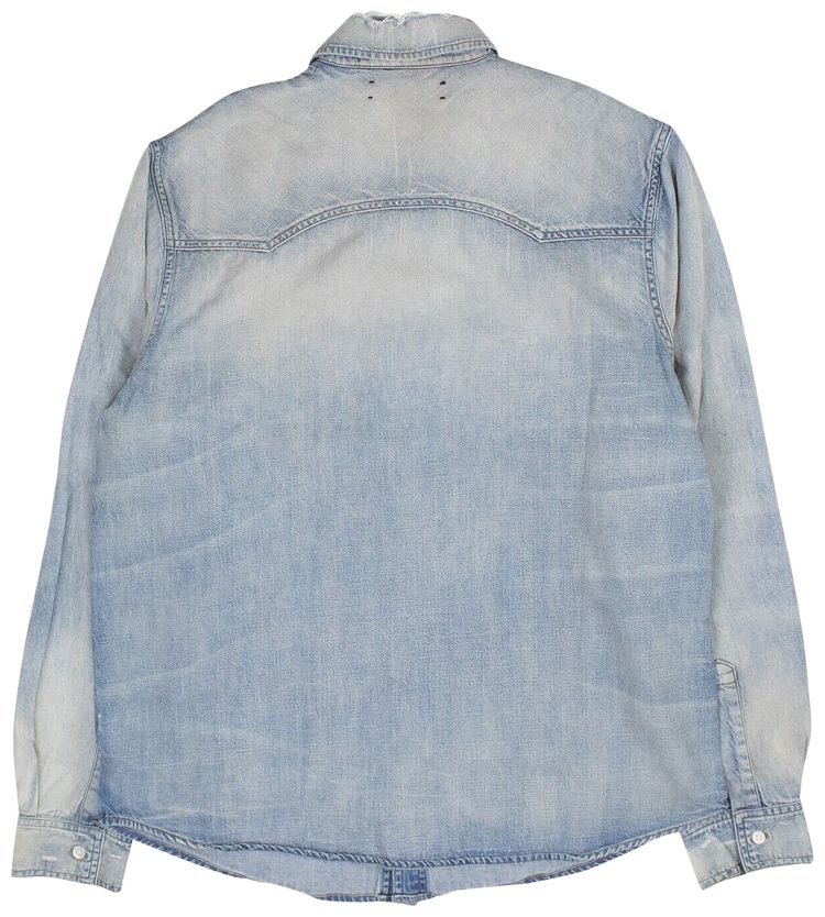 Amiri Basic Denim Shirt Blue