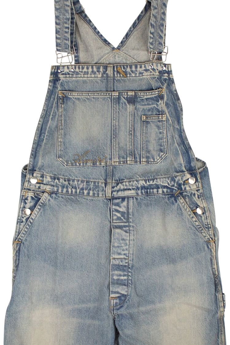 Amiri Bermuda Overalls Blue