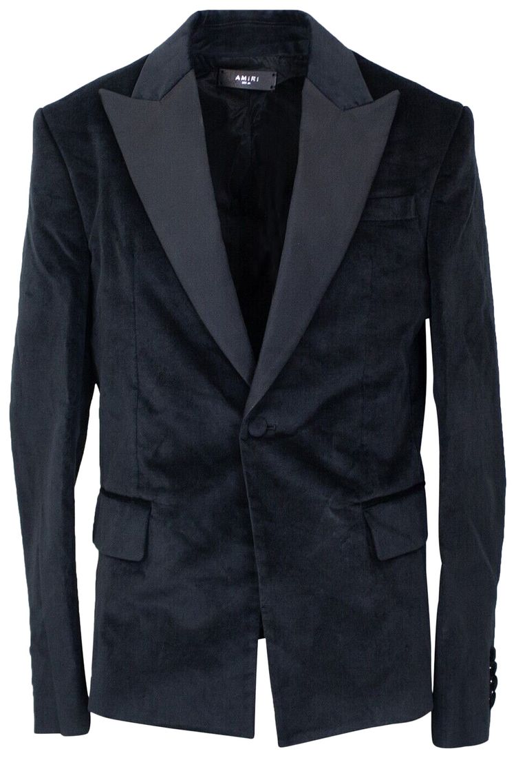 Amiri Single Breasted Blazer Black