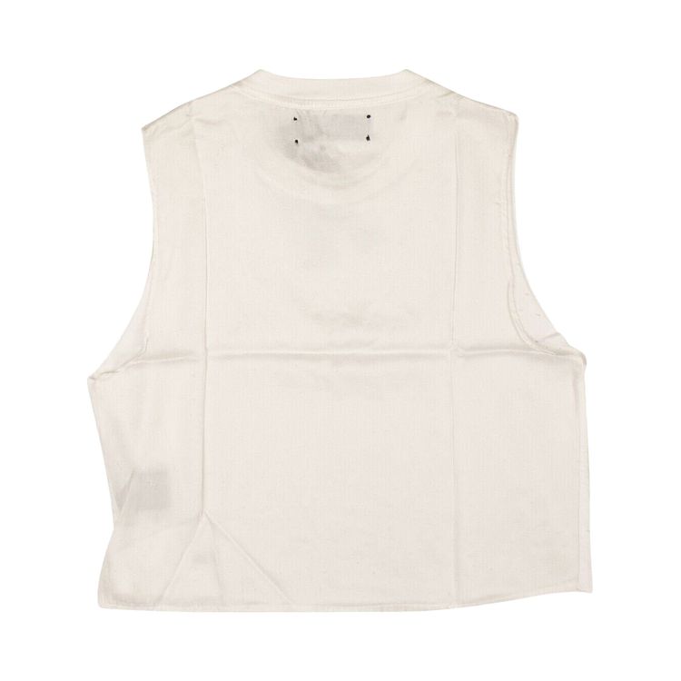 Amiri Shotgun Cropped Muscle Tank White