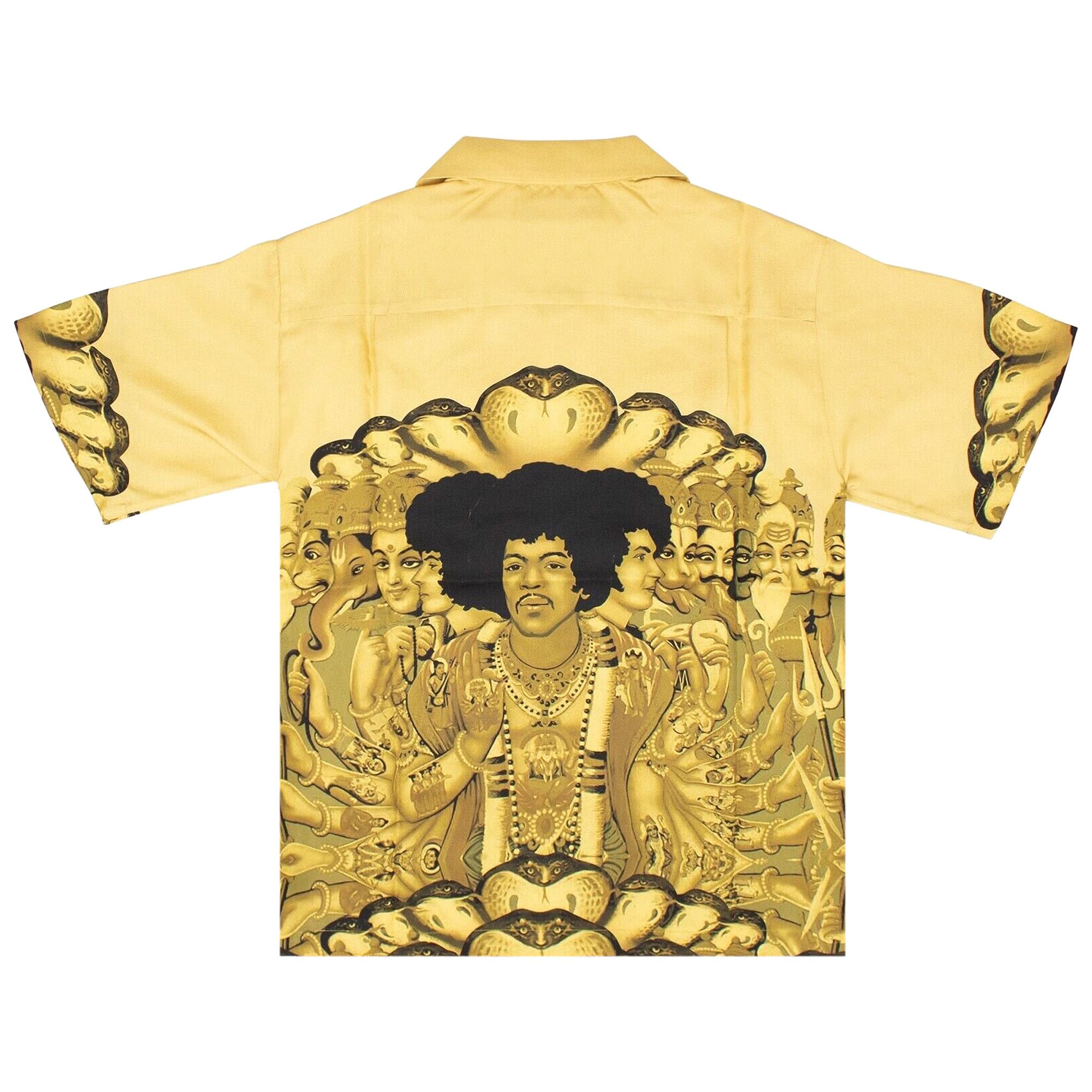 Buy Amiri Jimi Hendrix Short Sleeve Shirt Yellow Y0M06226SE YELL GOAT SA