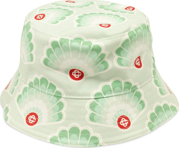Casablanca Denim Bucket Hat 'Green'