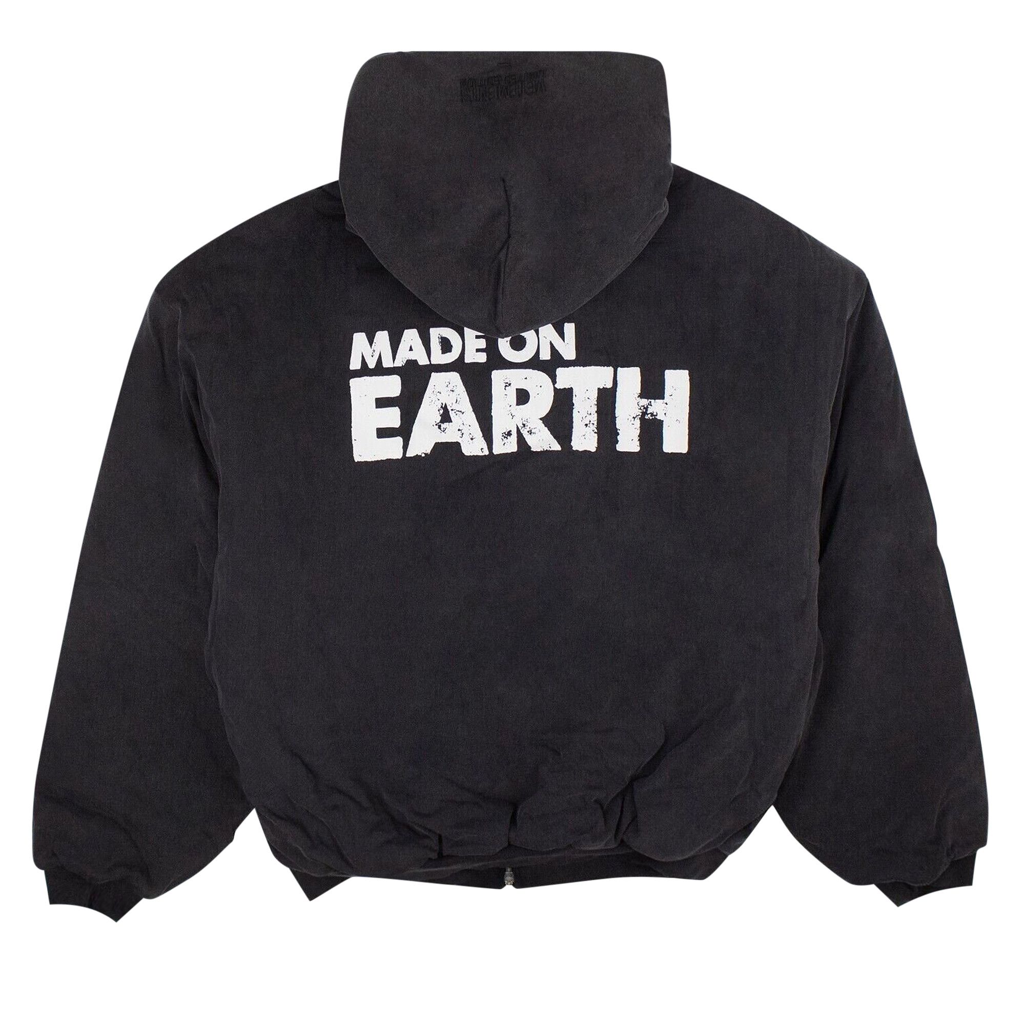 Buy Vetements Made On Earth Jersey Bomber Jacket 'Black