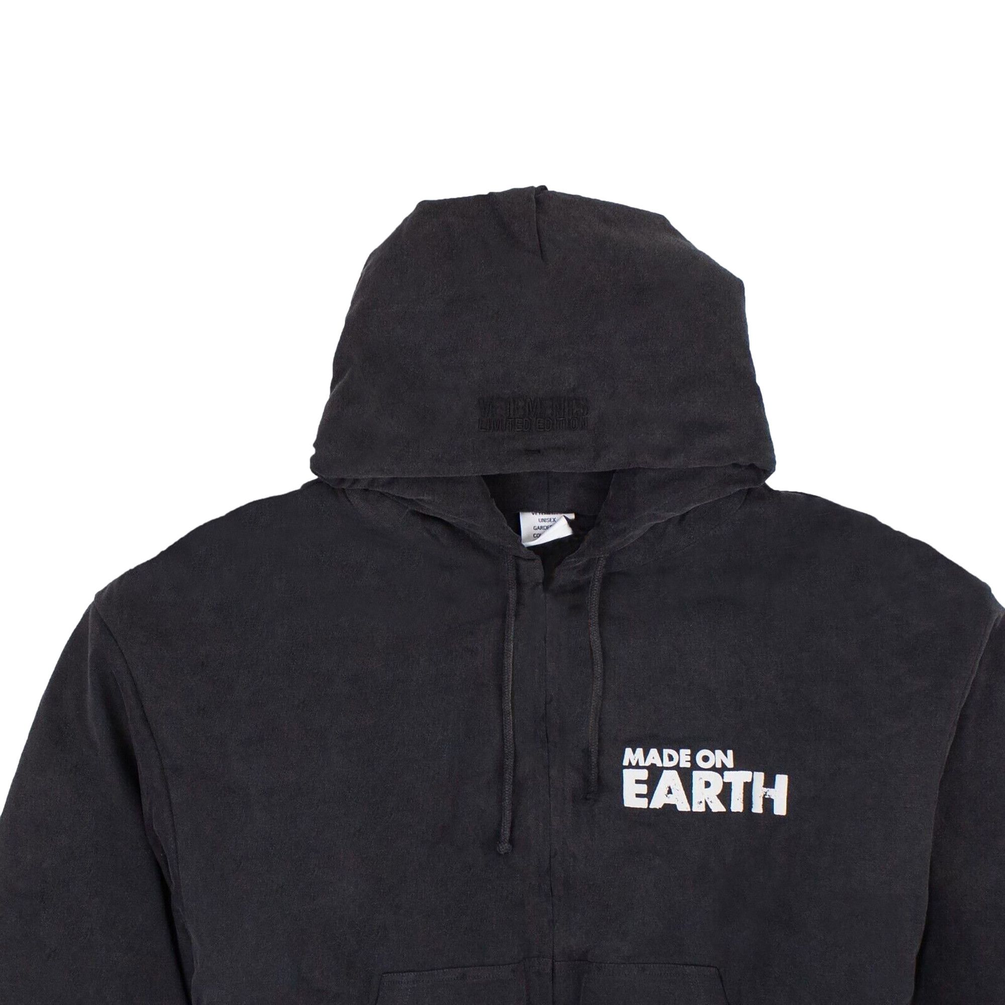 Buy Vetements Made On Earth Jersey Bomber Jacket 'Black