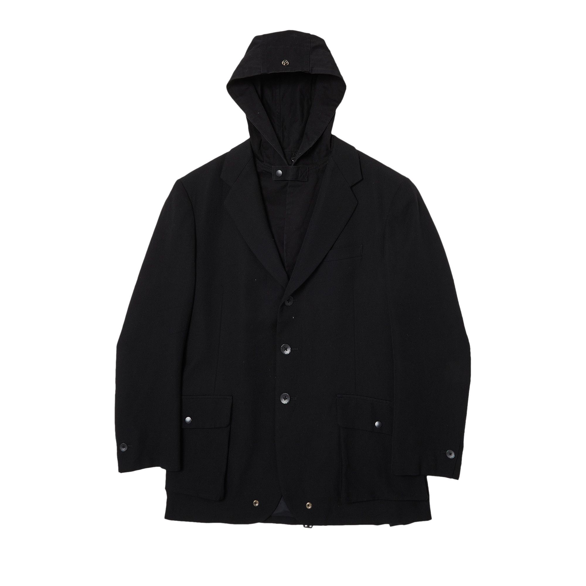 Buy Yohji Yamamoto Pour Homme Parachute Jacket 'Black