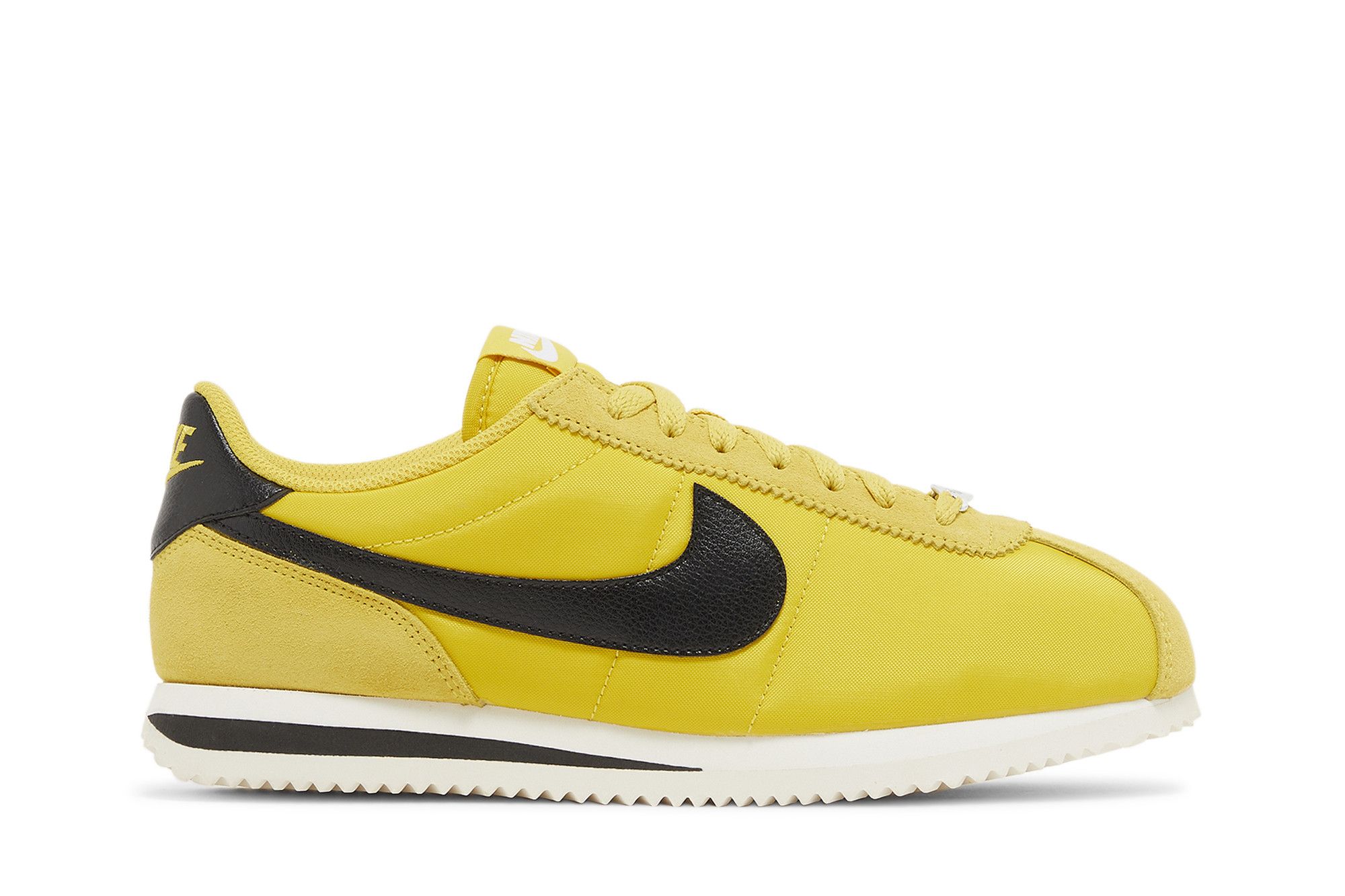 Cortez yellow/black/white men's deals running shoes